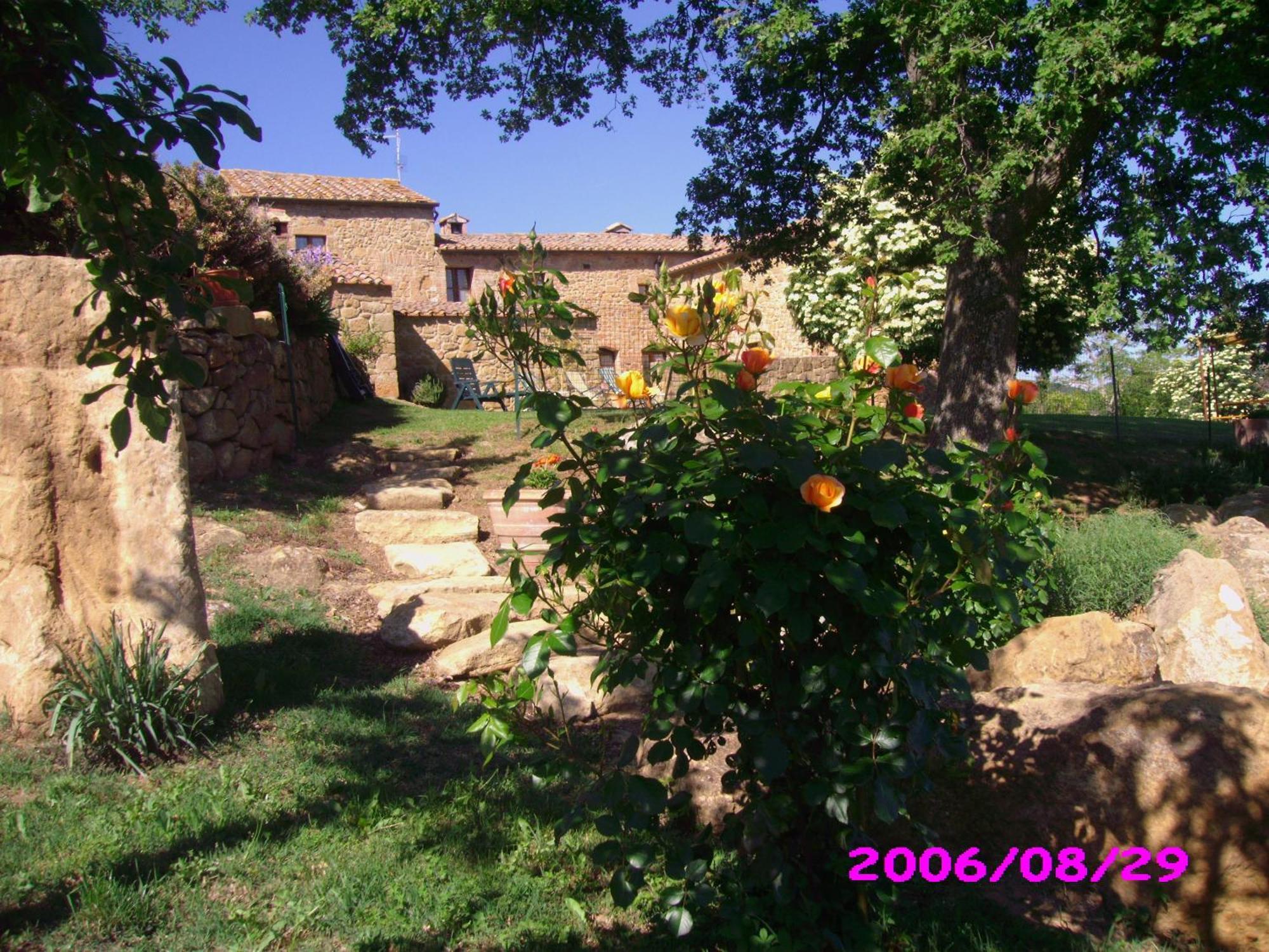 Villa Fonte all'Oppio con area piscina recintata Pienza Esterno foto