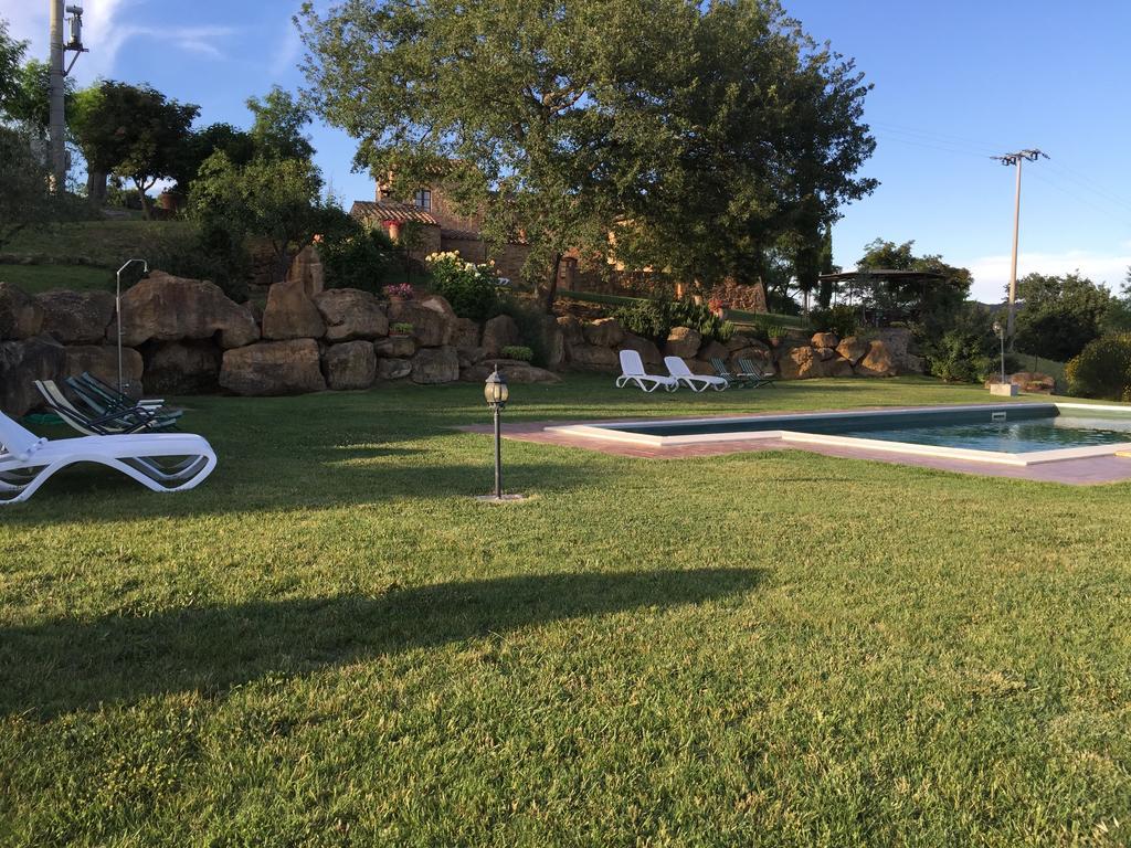 Villa Fonte all'Oppio con area piscina recintata Pienza Esterno foto